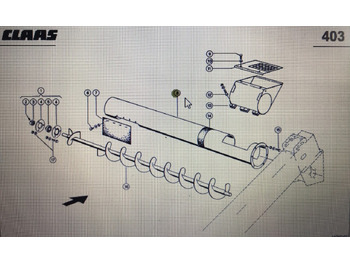 Peça de reposição CLAAS