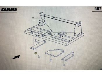 Peça de reposição CLAAS