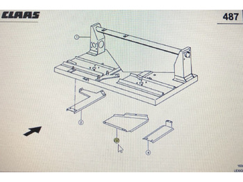 Peça de reposição CLAAS