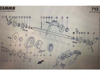 Peça de reposição CLAAS