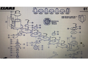 Peça de reposição CLAAS
