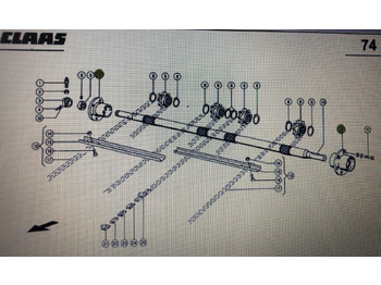 Peça de reposição CLAAS
