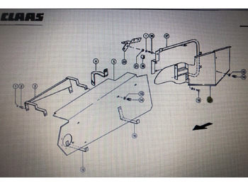 Peça de reposição CLAAS