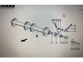 Peça de reposição CLAAS