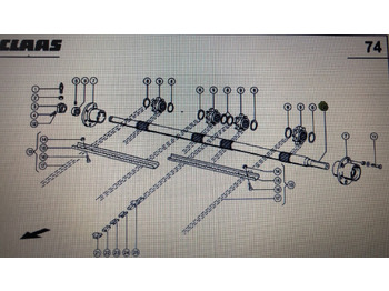 Peça de reposição CLAAS