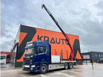 Camião de caixa aberta/ Plataforma SCANIA R 650