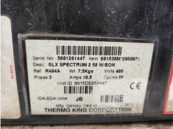 Carroçaria - frigorífico THERMO KING SLX SPECTRUM  REFRIGERATION UNIT / KÜLMASEADE: foto 3