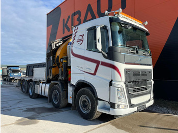 Camião de caixa aberta/ Plataforma, Camião grua Volvo FH 540 8x2*6 EFFER 685/6S + JIB + WINCH / PLATFORM 6072-7081 mm EXTENDABLE: foto 4