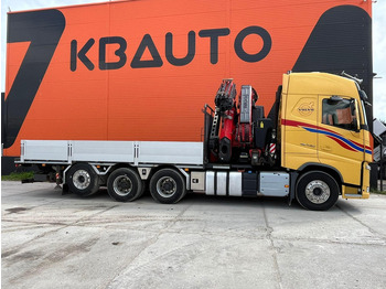 Camião de caixa aberta/ Plataforma, Camião grua Volvo FH 540 8x4*4 FASSI F710RA2.26 + JIB / PLATFORM L=6314 mm: foto 4