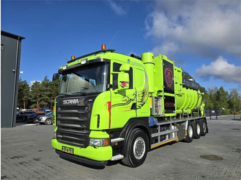 Caminhão limpa fossa Scania Disab Centurion P210/9 Suction-blowing vacuum load: foto 3