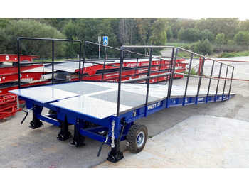 Rampa de carregamento novo **RENTAL** Large Mobile dock ramp, uncouplable AZ RAMP - KING VERSION, BIG FOOT  LLO 20 T: foto 2