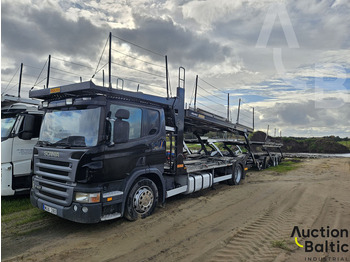 Camião transporte de veículos SCANIA P 420