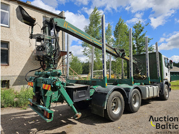 Reboque florestal Scania R 124 GB: foto 3
