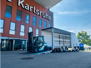 Camião de lona Volvo FH 500 8x2 Arbeitsbühnen Transporter LBW 9t: foto 5