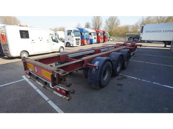 Semi-reboque transportador de contêineres/ Caixa móvel Renders 3 AXLE EXTENDABLE CONTAINER TRANSPORT TRAILER: foto 5