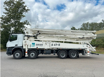 Autobomba de betão Mercedes-Benz Arocs 5 4142  8x4 SWAN TSP 47-5 160RZ ( 47m ): foto 4