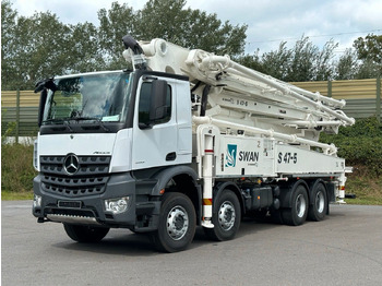 Autobomba de betão Mercedes-Benz Arocs 5 4142  8x4 SWAN TSP 47-5 160RZ ( 47m ): foto 3