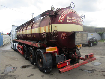 Semirreboque tanque VACUUM TANKER TRAILER TRI AXLE 1996 STEEL TANK FITTED WITH 3CYL PERKINS DONKEY ENGINE: foto 3