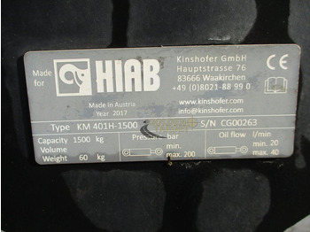 Leasing de Kinshofer KM401H-1500 Kinshofer KM401H-1500: foto 5