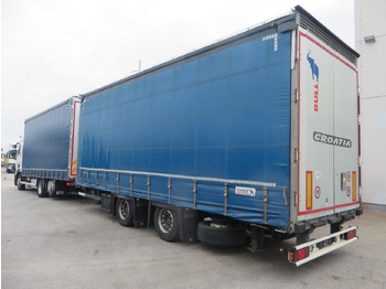 Camião de lona Renault T480 SC 6x2 Tandem jumbo 116m3: foto 4