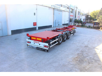 Semi-reboque transportador de contêineres/ Caixa móvel FESAN