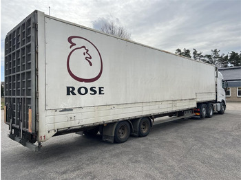 Semi-reboque furgão Leci 13,6 mtr. box læsserampe: foto 5