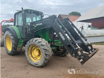 Trator Traktor John Deere 6620 med lastare: foto 4