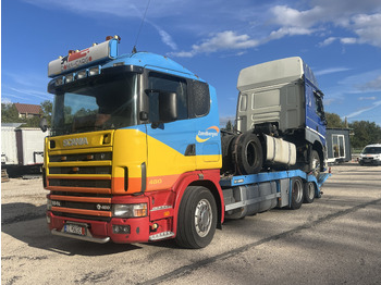 Camião transporte de veículos SCANIA 164