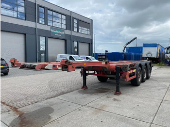 Semi-reboque transportador de contêineres/ Caixa móvel Broshuis MFCC / 2x Extendable / SAF + Disc Brakes / 1x Lift Axle / 45FT: foto 4