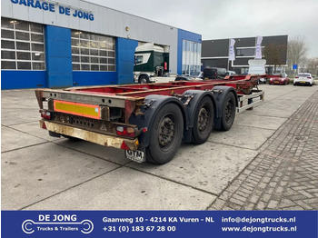 Semi-reboque transportador de contêineres/ Caixa móvel SCHMITZ SCF
