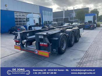 Semi-reboque transportador de contêineres/ Caixa móvel VAN HOOL 20'/30'