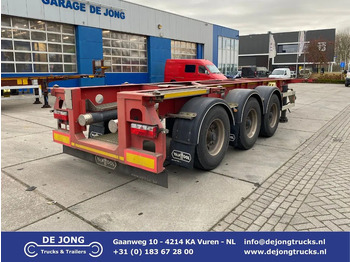 Semi-reboque transportador de contêineres/ Caixa móvel VAN HOOL 20'/30'