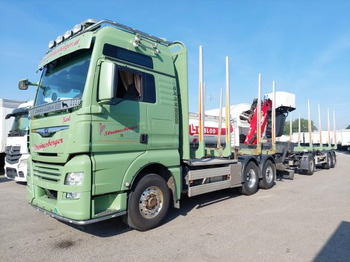 Camião de transporte de madeira MAN TGX 26.500