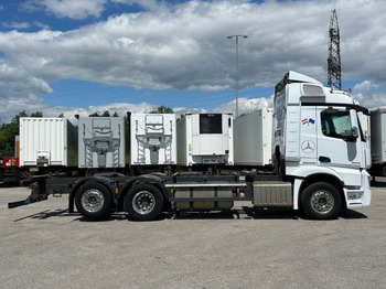 Camião transportador de contêineres/ Caixa móvel Mercedes-Benz Actros 2545 6x2 BDF E6, Retarder, Alufelgen: foto 4