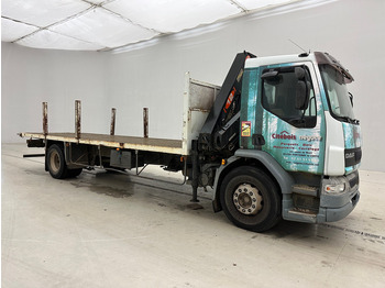 Camião de caixa aberta/ Plataforma, Camião grua DAF LF55.210: foto 3 Camião de caixa aberta/ Plataforma, Camião grua DAF LF55.210: foto 3