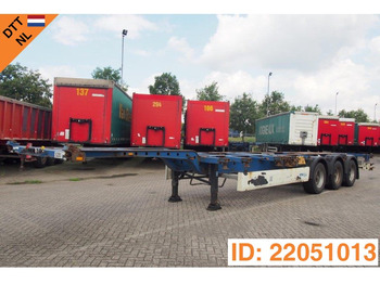 Semi-reboque transportador de contêineres/ Caixa móvel KRONE