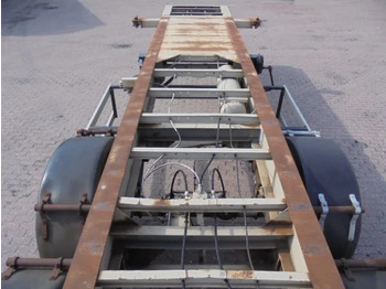 Semi-reboque transportador de contêineres/ Caixa móvel Groenewegen 20CC-15-18 STEEL SPRINGS: foto 5