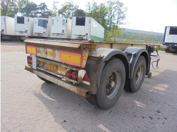 Semi-reboque transportador de contêineres/ Caixa móvel Groenewegen 20CC-15-18 STEEL SPRINGS: foto 4