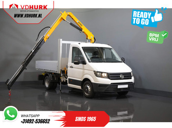 Leasing de Volkswagen Crafter 50 165 pk Effer 352S Kraan/ Crane/ Kran/ Autokran/ PTO/ Open laadbak/ Dubbel Lucht Volkswagen Crafter 50 165 pk Effer 352S Kraan/ Crane/ Kran/ Autokran/ PTO/ Open laadbak/ Dubbel Lucht: foto 1
