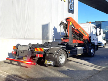 Camião polibenne, Camião grua Mercedes-Benz Atego 1621 *Palfinger kraan*Containersysteem*luchtvering achteras*bluetooth: foto 2