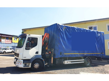 Camião de lona, Camião grua DAF 15t LF55.220 +Palfinger PK8500: foto 2 Camião de lona, Camião grua DAF 15t LF55.220 +Palfinger PK8500: foto 2