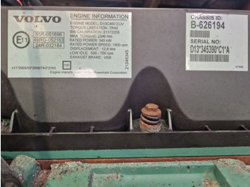 Motor por Camião Volvo D13C460 EUV Engine (Truck): foto 2