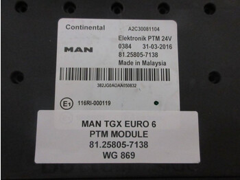 Sistema elétrico por Camião MAN 81.25805-7138 PTM MODULE MAN 18.480 EURO 6: foto 2