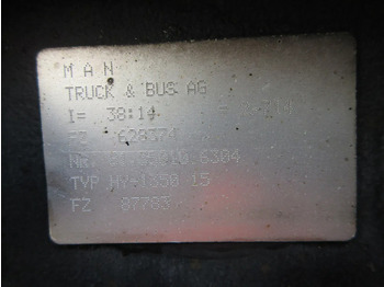 Eixo traseiro por Camião MAN 81.35003-7722//81.35010-6304 RATIO 1=2.71 HY 1350 MAN 24.500 EURO 6: foto 5 Eixo traseiro por Camião MAN 81.35003-7722//81.35010-6304 RATIO 1=2.71 HY 1350 MAN 24.500 EURO 6: foto 5