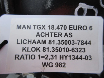 Eixo traseiro por Camião MAN 81.35003-7844 // 81.35010-6323 RATIO 1=2,31 HT 1344-03 MODEL 2022: foto 5