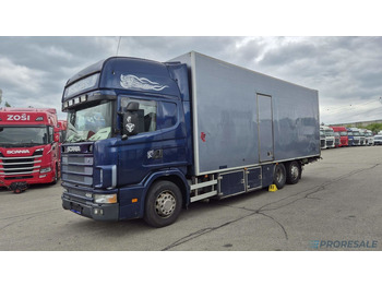 Leasing de  SCANIA R124 LB 6X2 EURO 3 - skříňový + hydraulické čelo SCANIA R124 LB 6X2 EURO 3 - skříňový + hydraulické čelo: foto 2