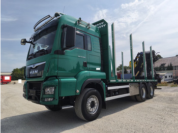 Camião de transporte de madeira MAN TGX