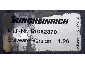 Centralina electrónica por Equipamento de movimentação Jungheinrich 51037707 | Rij regeling driving controller AS2405i index E Sw. 1,31: foto 3