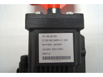 Sistema elétrico por Equipamento de movimentação unknown 7915692551 | Noodstop schakelaar Emergency off switch C130/180 24RX-V1 0 Noodstop schakelaar Emergency off switch C130/180 24RX-V1 002 24V/140A ED=100% sn. 7915692551: foto 2
