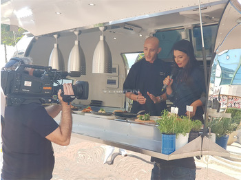 Roulote bar para transporte de alimentos novo Yowon customized concession food trailer catering cart: foto 3